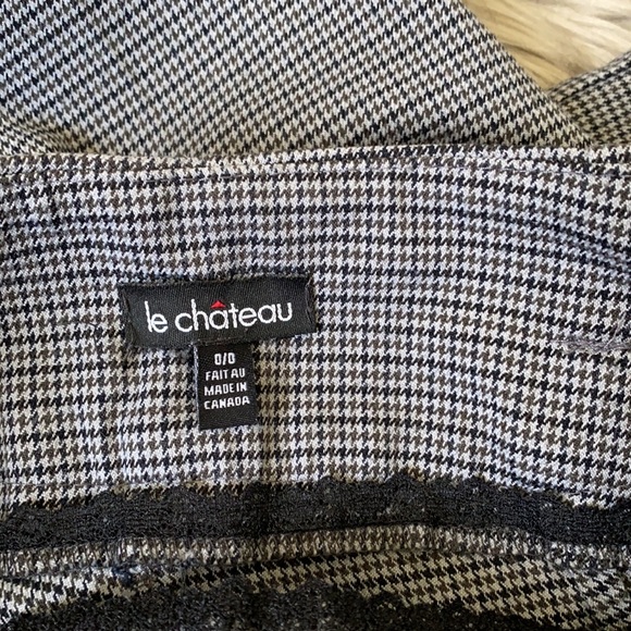 Le Chateau Houndstooth Wide Leg Pant - Picture 5 of 7